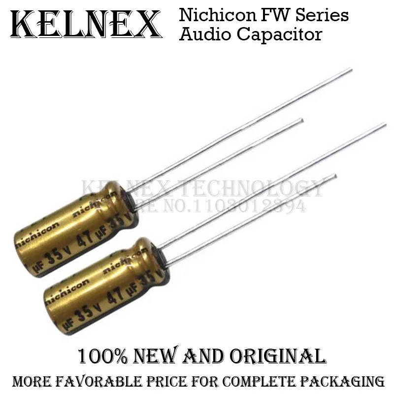 10pcs NICHICON FW Series Electrolytic Capacitors HIFI Audio Capacitor 6.3V 16V 25V 35V 50V 63V 100V 1UF 10UF 220UF 330UF 470UF