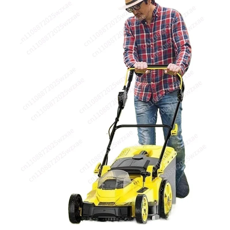 Hand-pushed lawn mower, lawn mower, small household multi-functional high-power weeding artifact