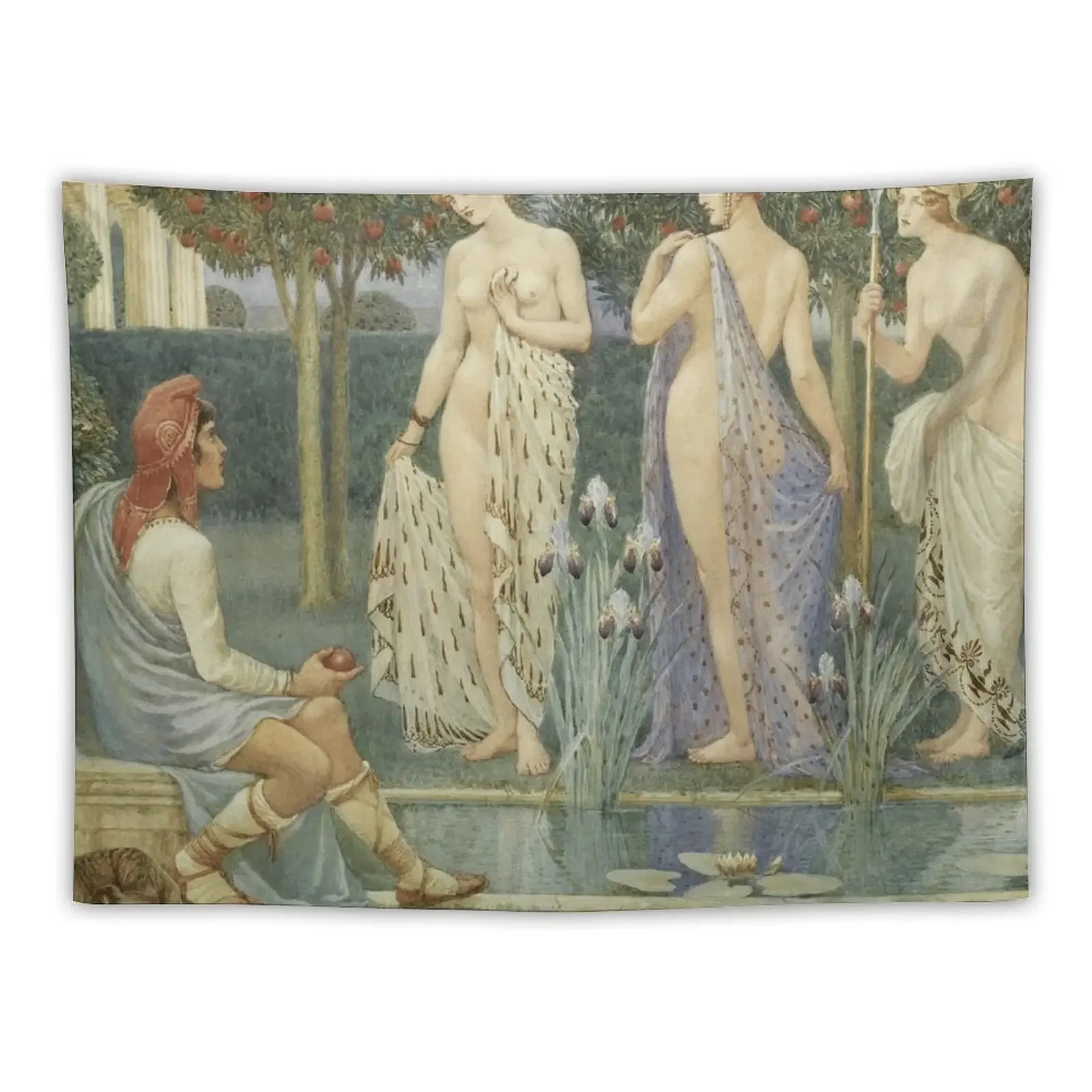 

Walter Crane, The Judgment of Paris Tapestry Wall Coverings Room Aesthetic Tapestry