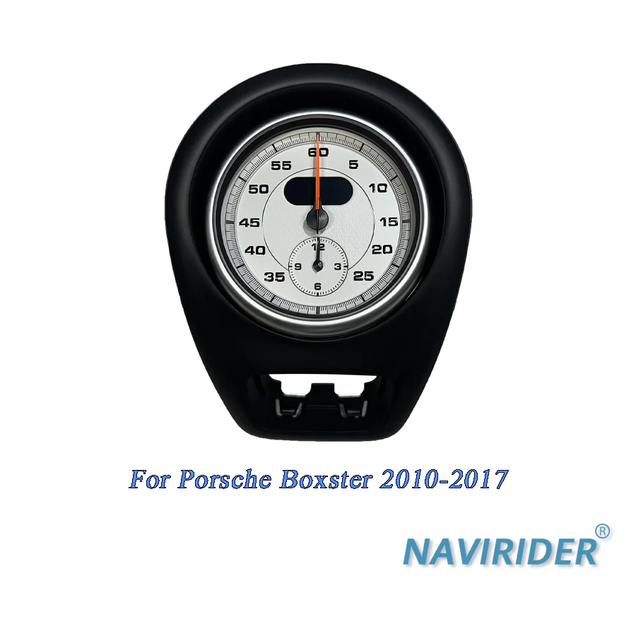 New Smart Upgrade LCD Sport Chrono Stopwatch For Porsche Boxster 2008-2015 Dashboard Central Clock Car Accessories