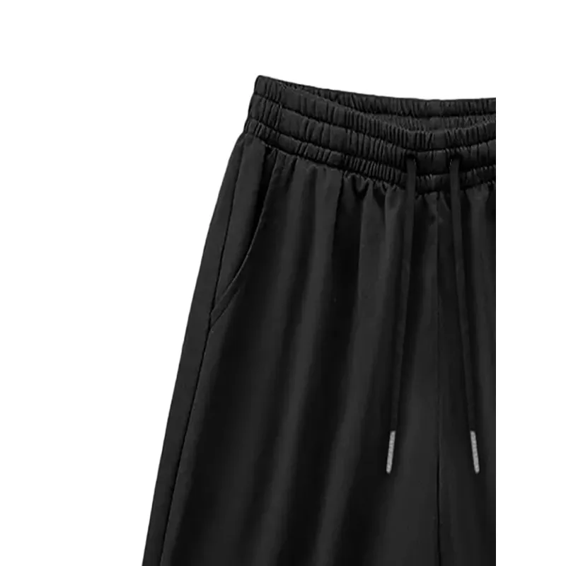 Shorts masculinos com cordão e faixa de rock retrô impressa em calças casuais masculinas de primavera e verão roupas masculinas