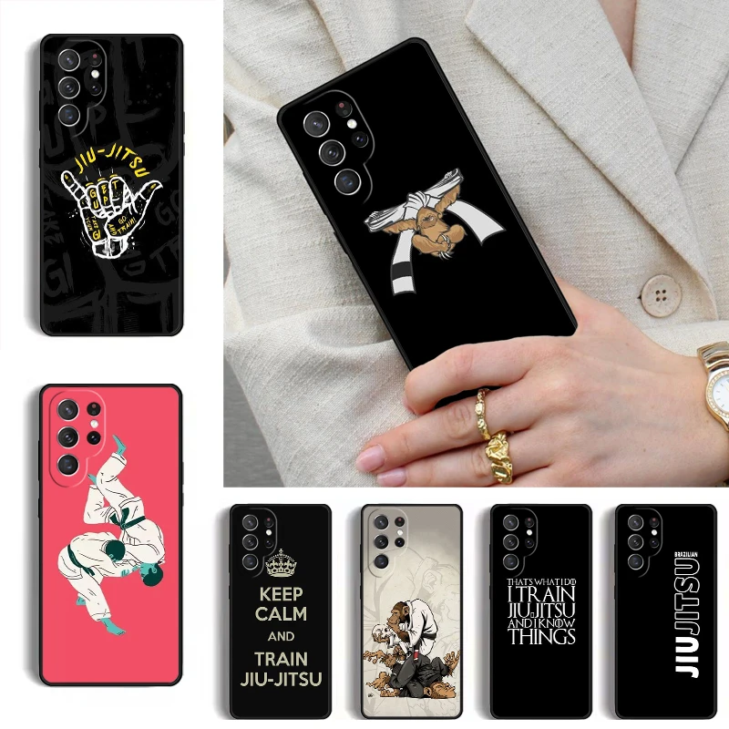 Jiu Jitsu Judo Phone Case for Samsung Galaxy S26 S25 Ultra S24 S23 S22 S21 Plus Note 10 Bumper Cover
