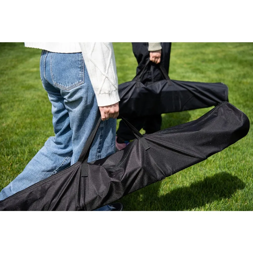 أرجوحة مع حامل فولاذي قابل للطي وحقيبة حمل، محمولة وقابلة للتعديل، مثالية للتخييم على الشاطئ والفناء الصيفي، EZ Daze Fo