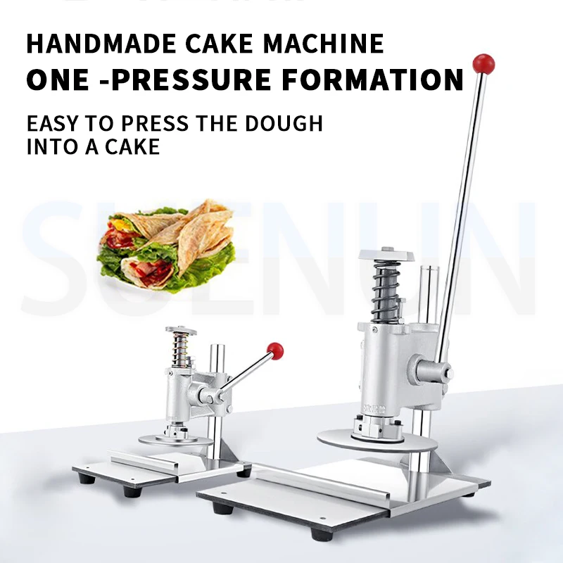 Pancake Press Machine Pizza Hand-Held Pancake Round Embryo Press Machine Manual Dough rounding machine Cake Press Machine