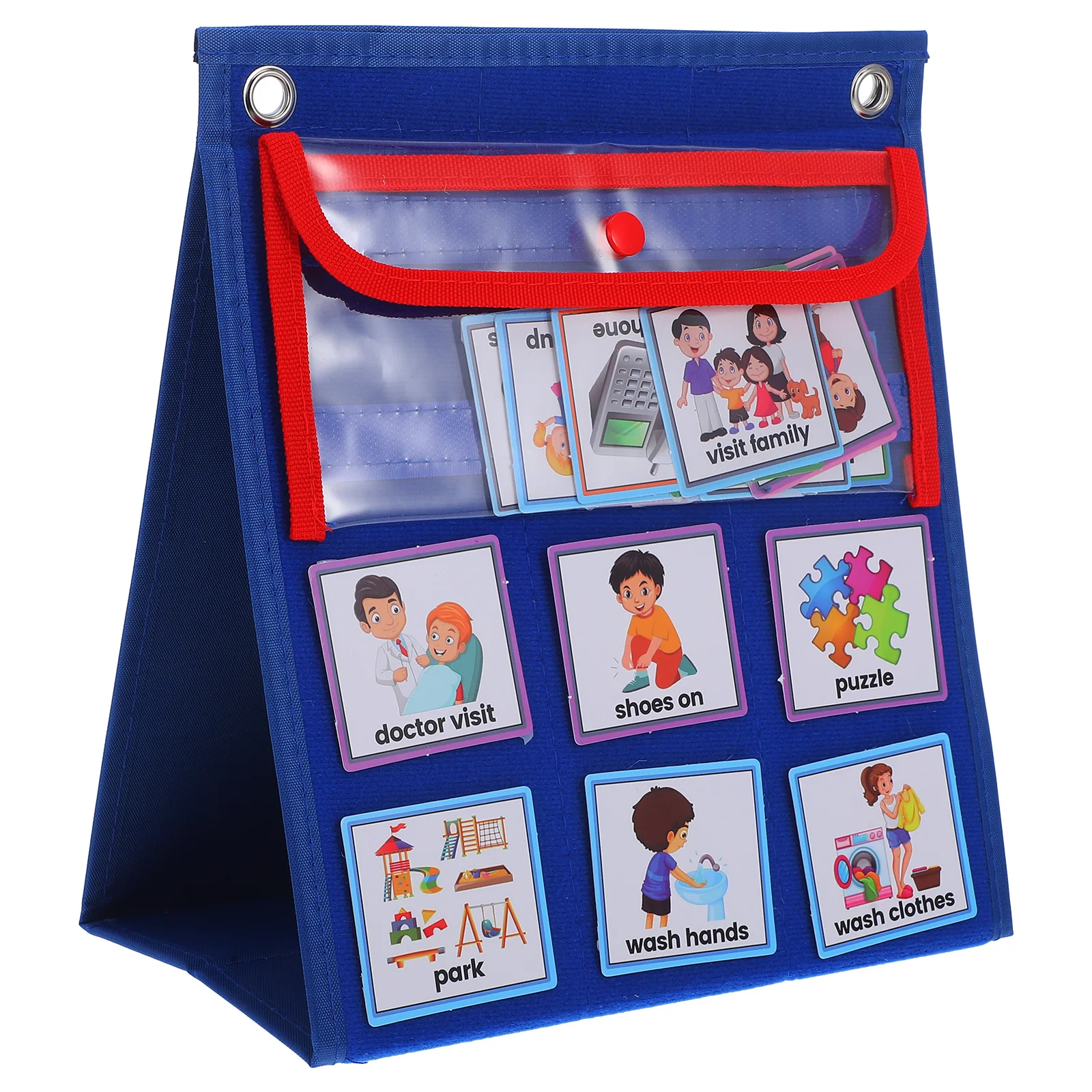 

1Set Visual Schedule Kids Routine Board Hanging Chore Chart Daily Task Chart for Toddlers Home Classroom Use Visual Schedule