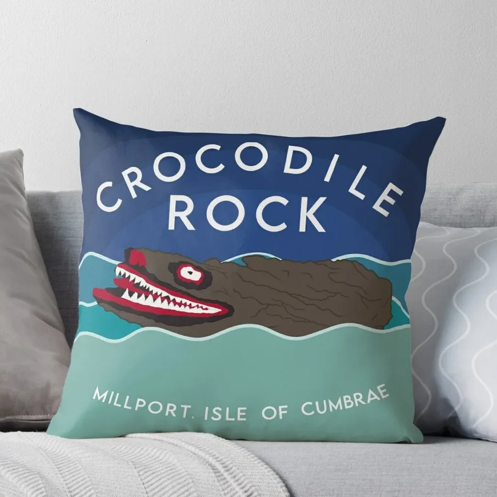 

Crocodile Rock, Millport Throw Pillow Cushion Cover For Sofa christmas decorations 2024 luxury sofa pillows