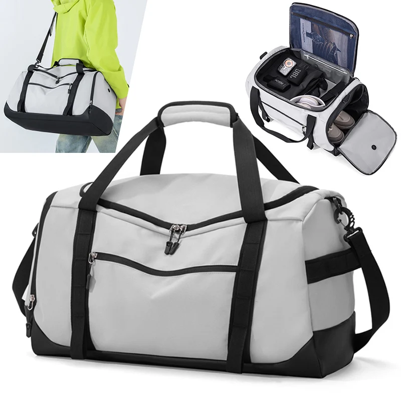 

Multifunctional Travelling Handbag Breathable Dry and Wet Separation Large Space Short Trip Luggage Bag Shoulder Bags
