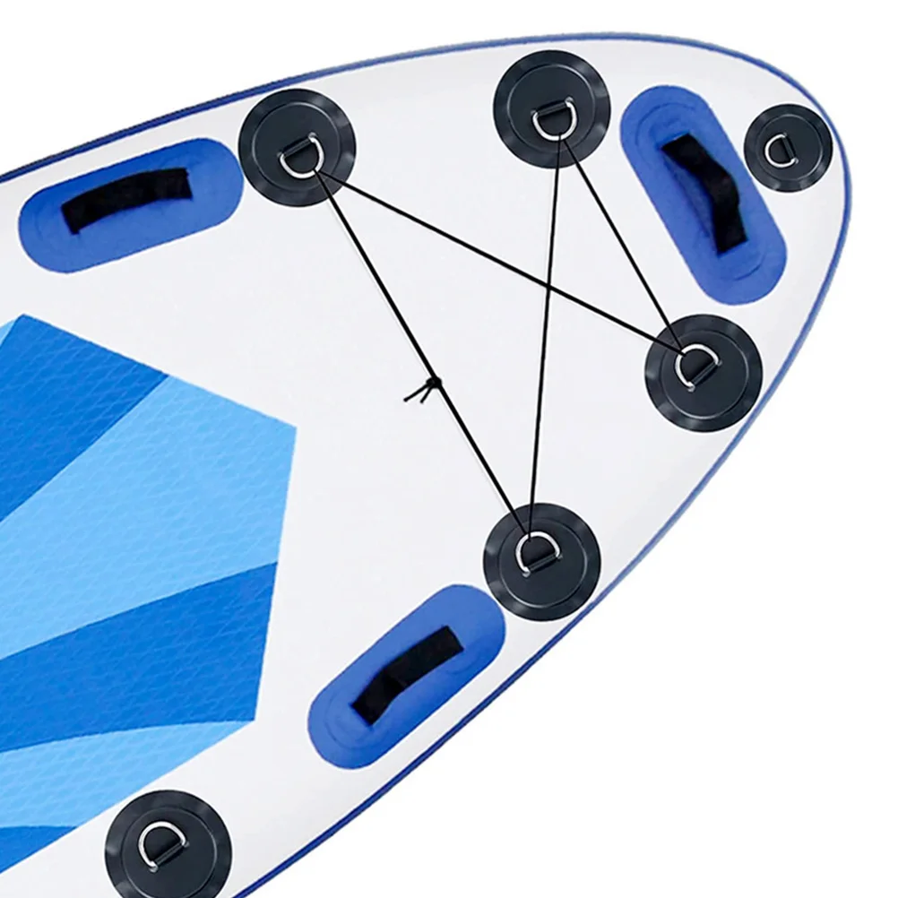 

1 Set Inflatable Boat Accessories Kayak D Ring Pads Bungee Cord Roll For Paddleboard Deck Rigging Durable Stainless Steel Pvc
