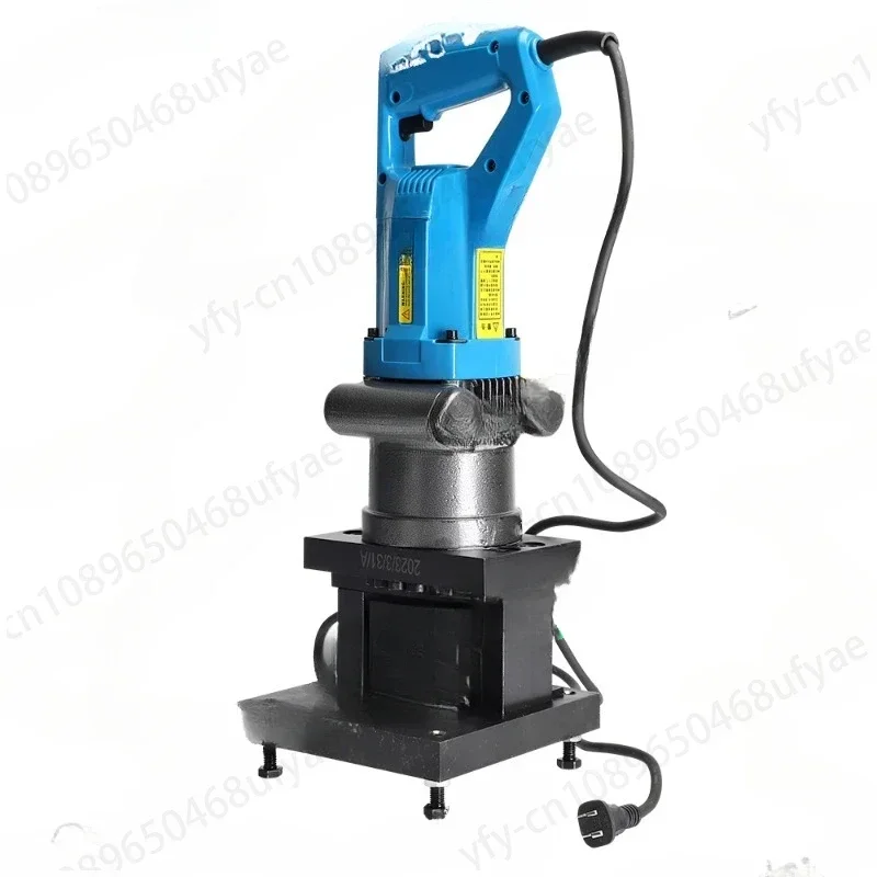 Electric Hydraulic Angle Iron Chamfering Machine, Cutting Triangular Arc Machine, Handheld Angle Steel Channel Steel Cutting