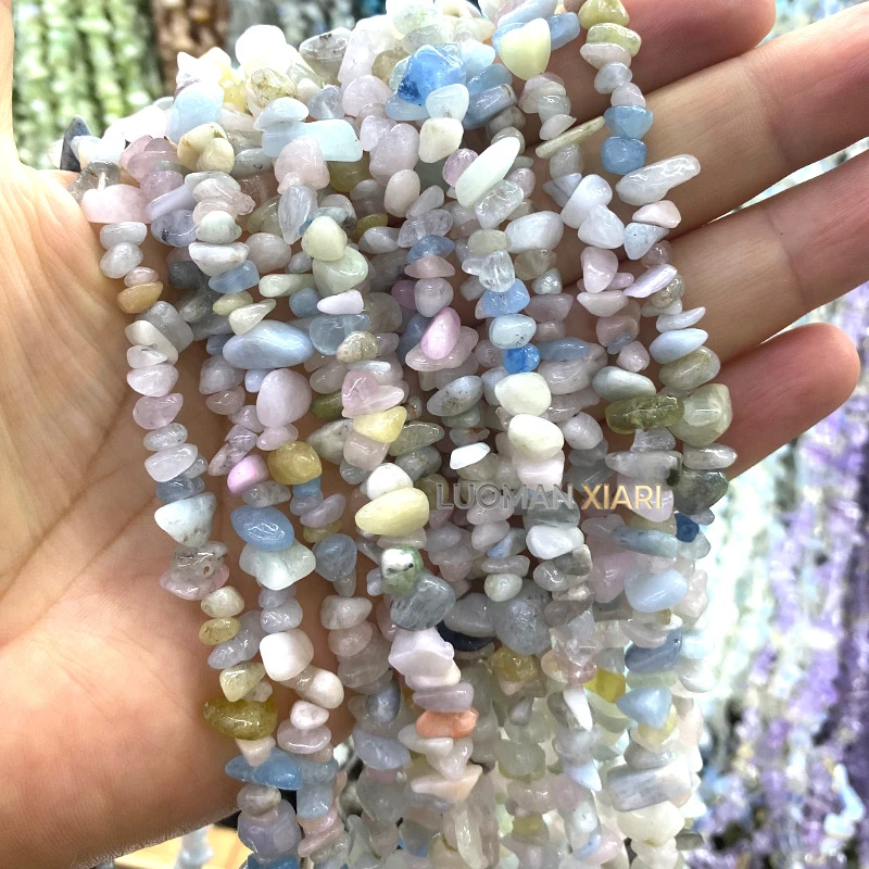 30 Zoll Naturstein Unregelmäßige Rohperlen 5-8mm Milch-Amethyst Zwischenperlen für Schmuckherstellung DIY Halskette Armband Anhänger Zubehör – Detail 10