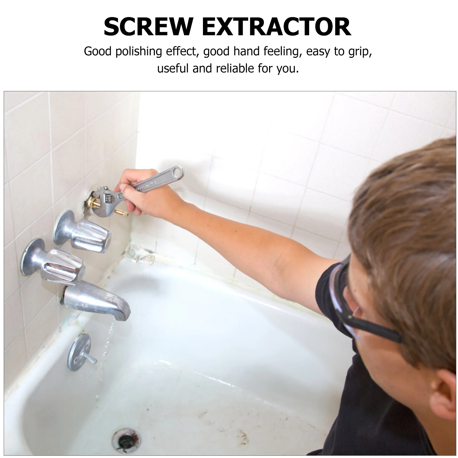 

1 set 1 Set Damaged Extractor 3/4 Inch 1/2 Inch For Faucet Damaged Screw Extractor Broken Screw Remover Tool Hand Tools