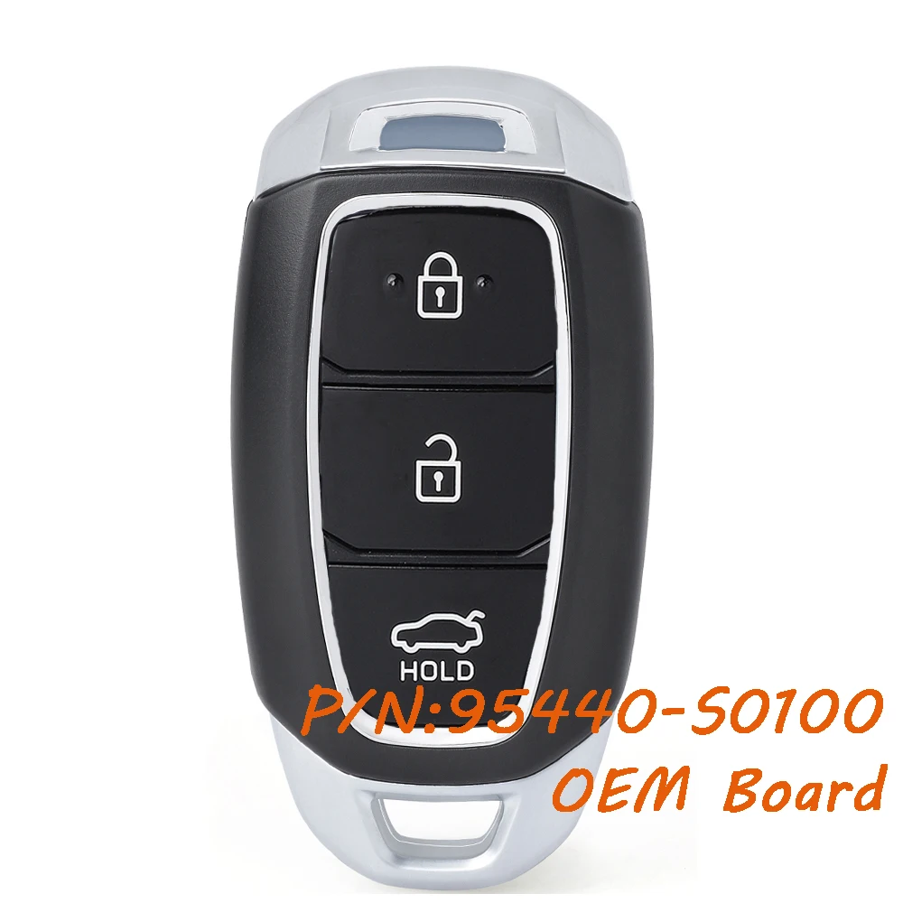 

OEM-плата 95440-S0100 Smart Keyless Remote Key Fob для Hyundai I30 N 2017 2018 2019 2020 2022 2023 SYEC3FOB1608 95440-S0000