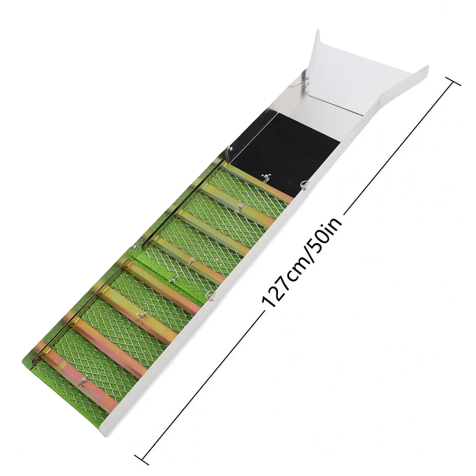 Folding Gold Sluice Box Aluminum Alloy Portable Gold Mining Chute Panning Prospecting Recovery Tool