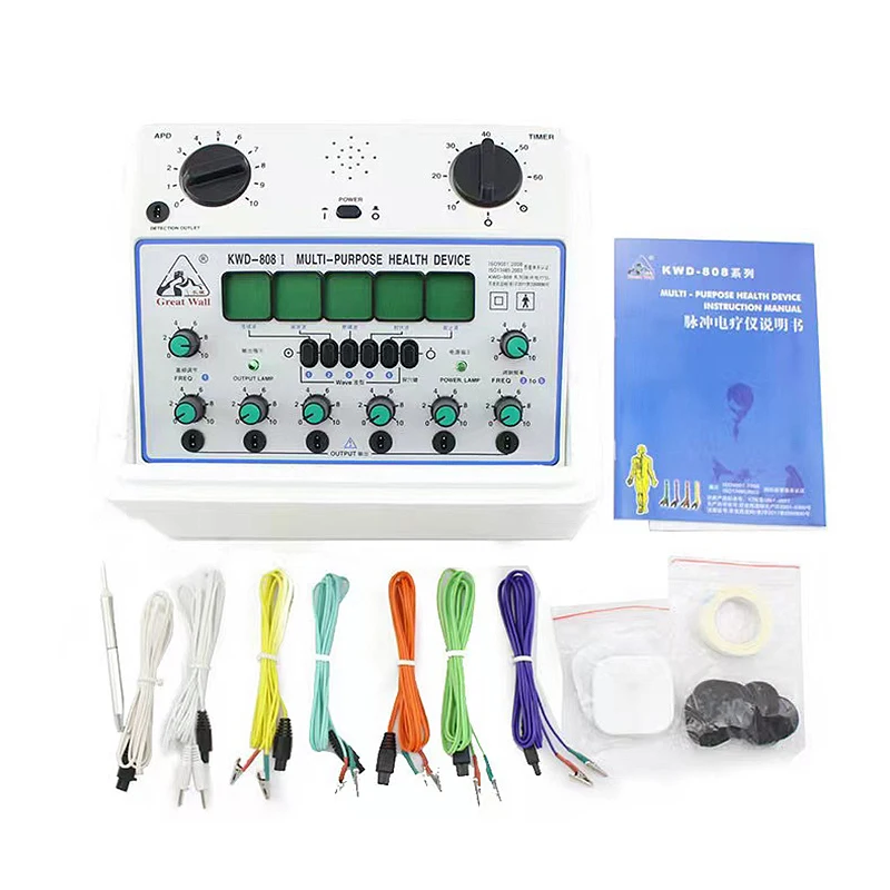 Physical Electronic Pulse Acupuncture Electroacupuncture Machine Electronic Acupuncture Instrument EMS Stimulator Pain TENS