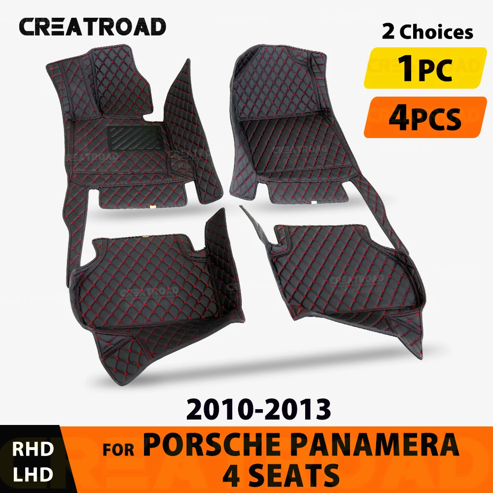 

Car Floor Mats For Porsche Panamera 2010 2011 2012 2013 Custom Auto Foot Pads Automobile Carpet Cover Interior Accessories