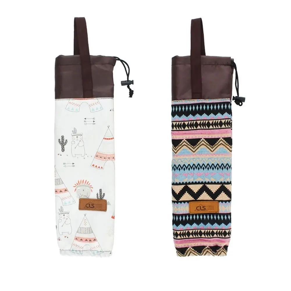 Portable Outdoor Tool Outdoor Camping Disposable Paper Cups Paper Cup Holder Hanging Bag Paper Cup Storage Bag Storage Bag