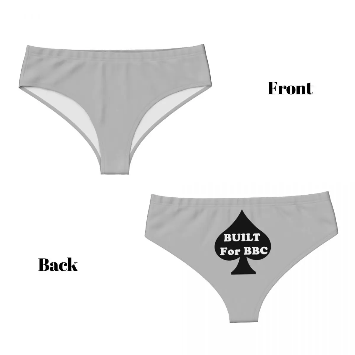 CONSTRUCTO personalizado para BBC Briefs Ropa interior Mujer Bragas elásticas cómodas