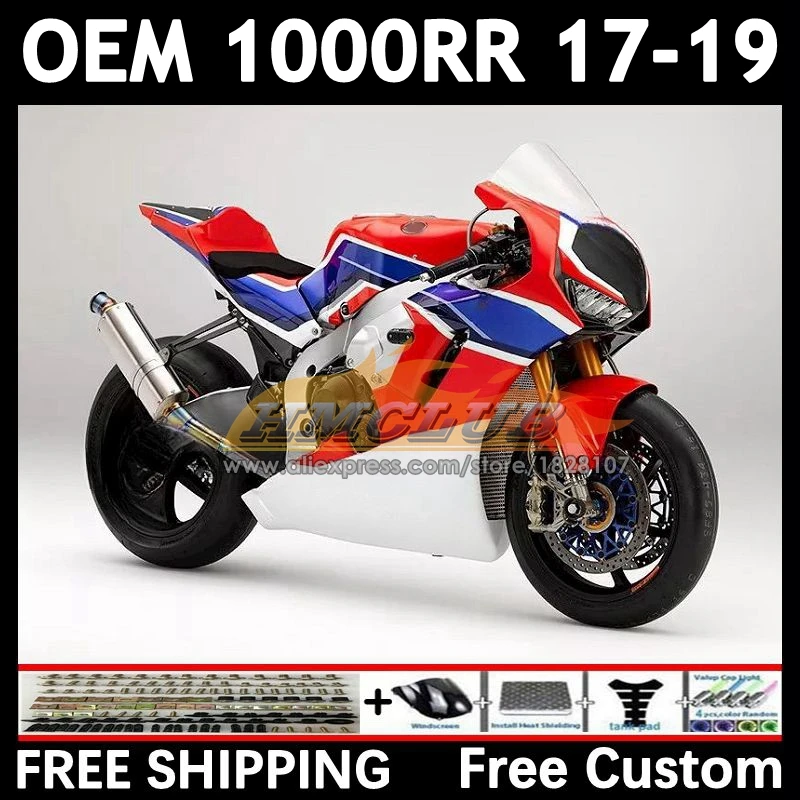 OEM Body For HONDA CBR 1000RR 1000 CBR1000 RR CC 79No.58 red blue CBR1000RR 17 18 19 1000CC 2017 2018 2019 Injection Fairing