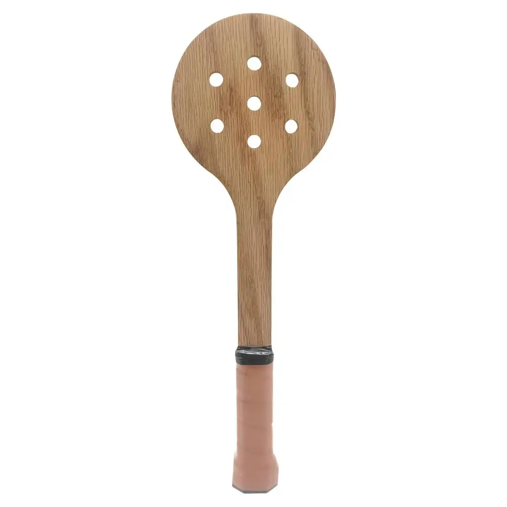 Functional Wooden Tennis Pointer Racket Tennis Spoon Trainer Racket Practice Tools For Swing Training Aid Equipment