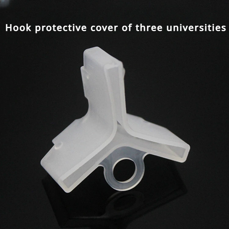 20pcs Plastic Treble Hook Protectors Covers for Fishing Lures 5 Sizes Holders Case Bonnets Caps Safety Protector