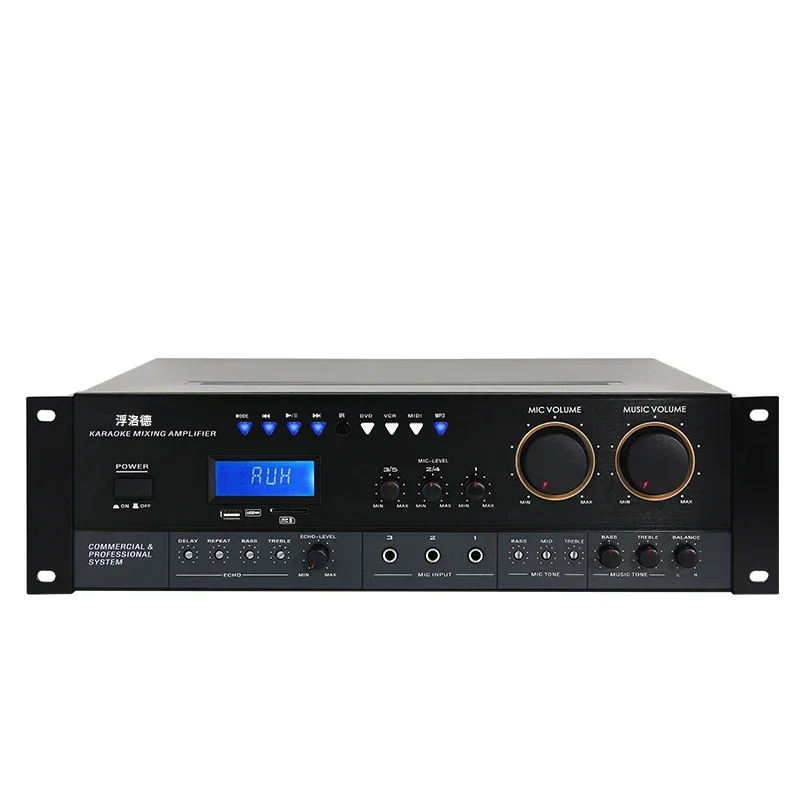 LN-1000 card pack amplifier high power professional bluetooth KTV home HIFI equalization reverb