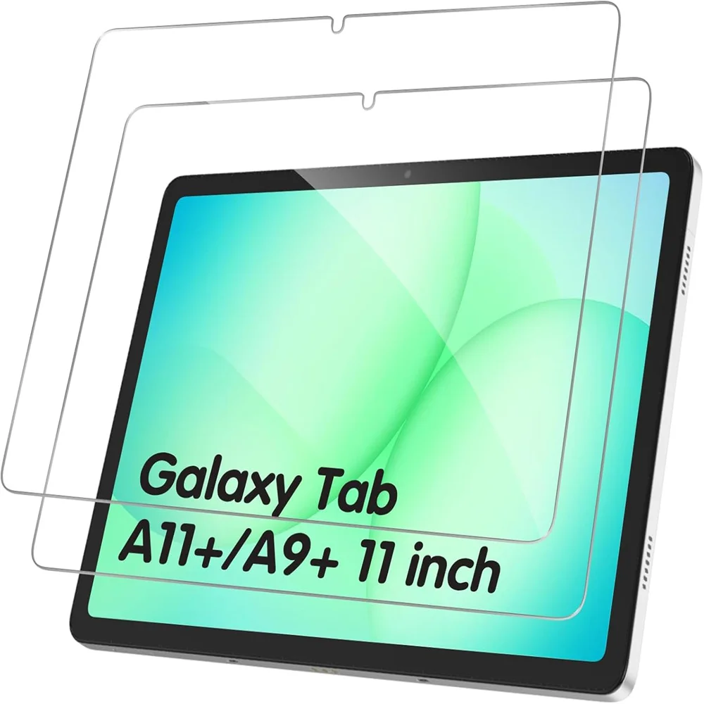 

2 шт. Защитная пленка из закаленного стекла для планшетов Samsung Galaxy Tab A11+ 2025 11 дюймов и A9 Plus 2023, защита от царапин