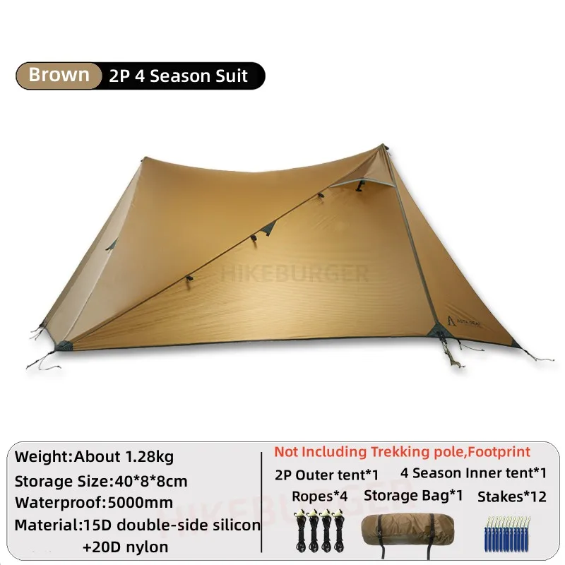 ASTA GEAR 雲山1 Yunshan1 ダブルウォール 2025年ベストテント確定🔥】アリエク最強ULテント「Yunshan1」が反則級