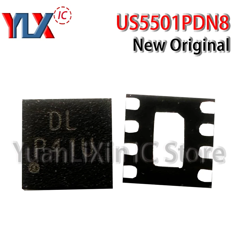 طلب احترافي وقفة واحدة ، US5501PDN8 ، DL P41U P46P QFN8 ، جديد ، 5