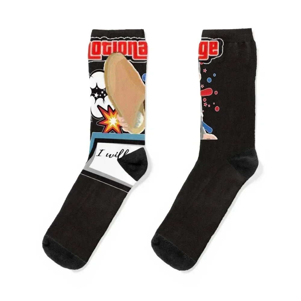 

Emotional Damage Steven He Meme Essential T-Shirt Socks cotton essential hiking tennis Socks Ladies Men's