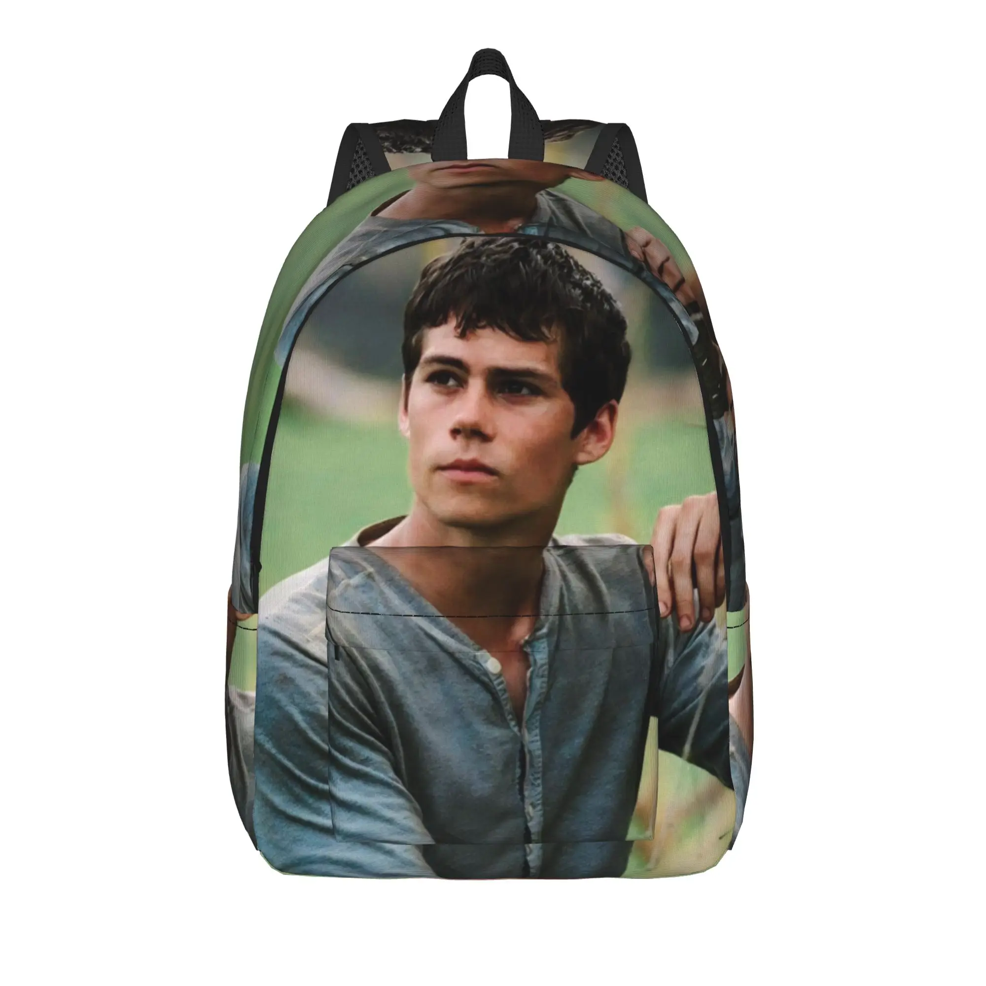 

Dylan Obrien Actor Backpack for Men Women Teenage Student Work Daypack Laptop Computer Canvas Bags Outdoor