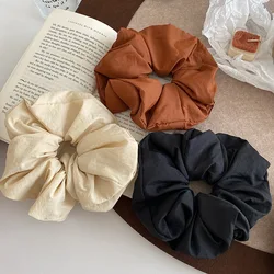 1pc New Korean style fluffy cloud shaped large intestine headband with French laziness and retro style headband