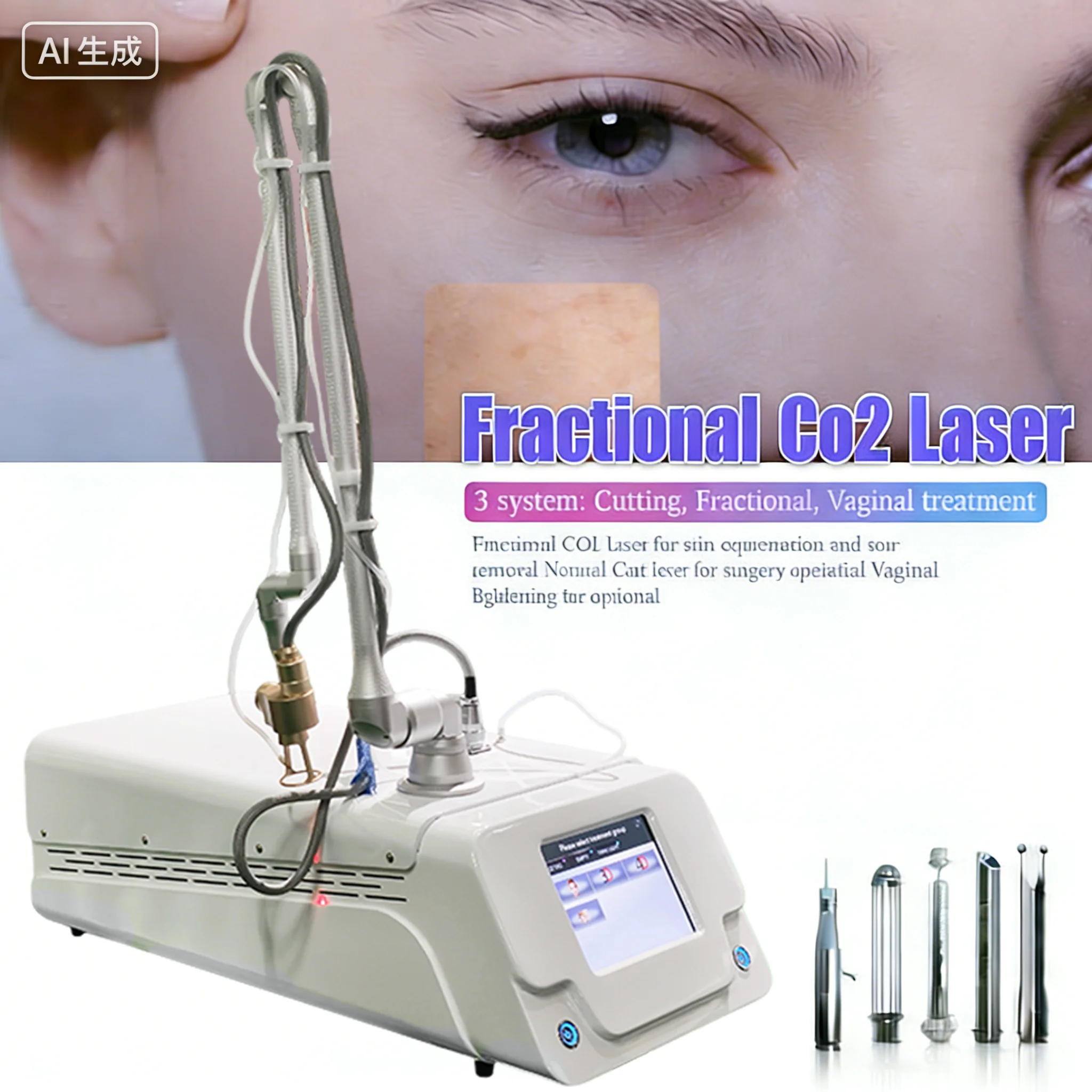 Advanced CO2 Fractional Phototherapy System – Vaginal Tightening, Pigment Removal & Facial Rejuvenation for Aesthetic Clinics