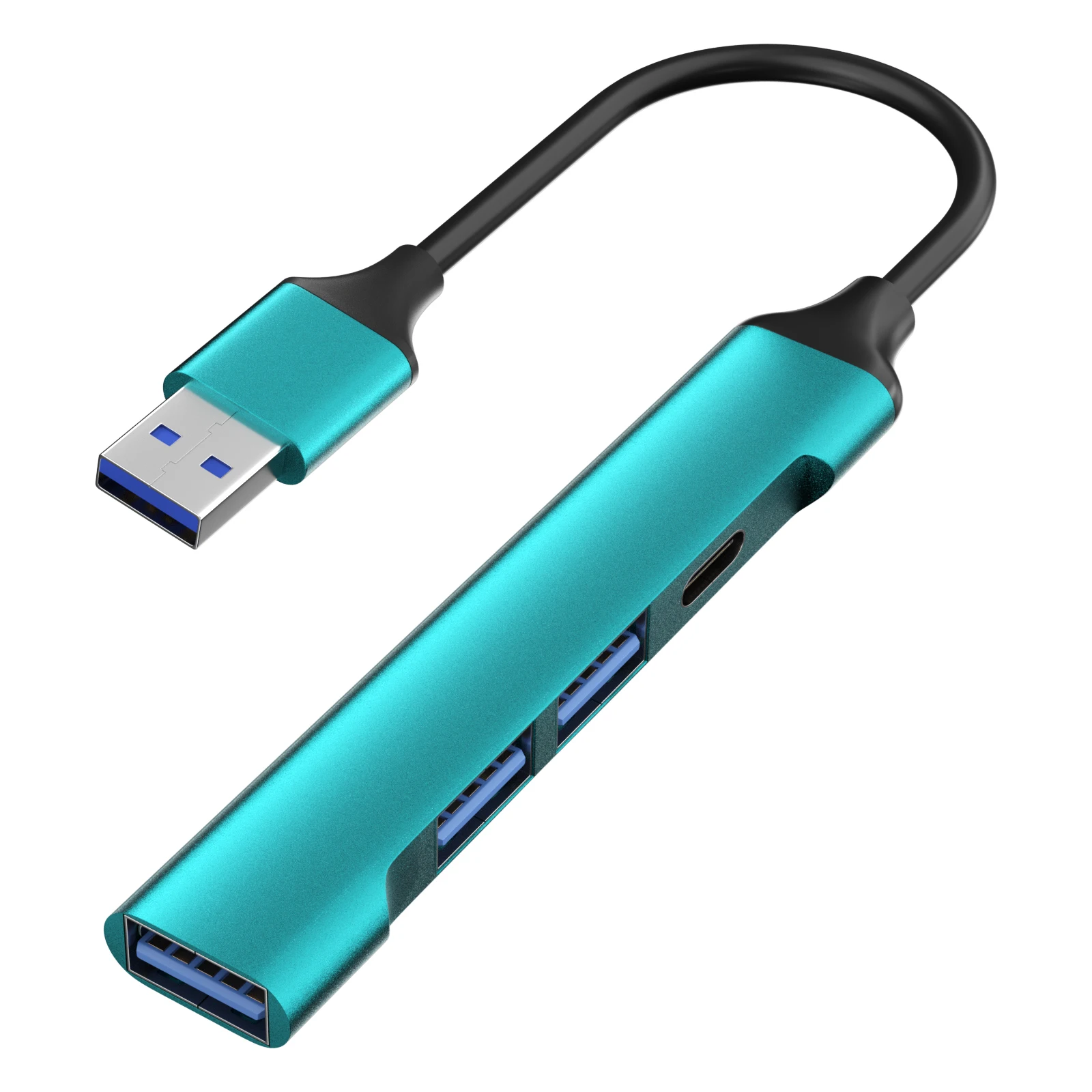 10 STKS High-Speed 4-in-1 USB-C Hub Nieuwe Generatie Multi-Port Expander Voor Telefoons & Computers USB 3.0 High-Speed Data Transfer Spl