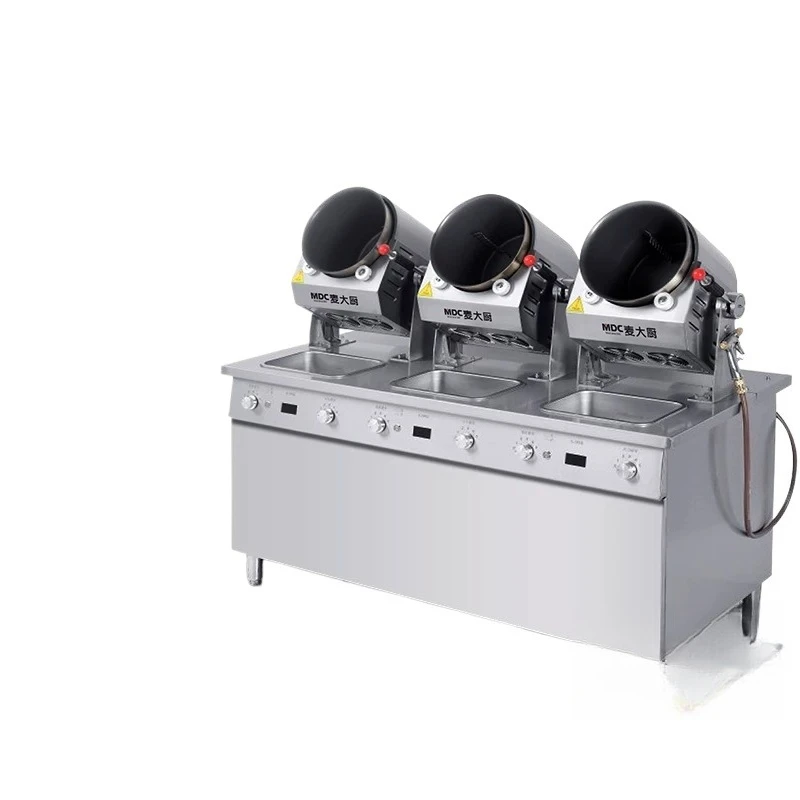 Commercial fully automatic intelligent large drum fried rice central kitchen canteen hotel robot