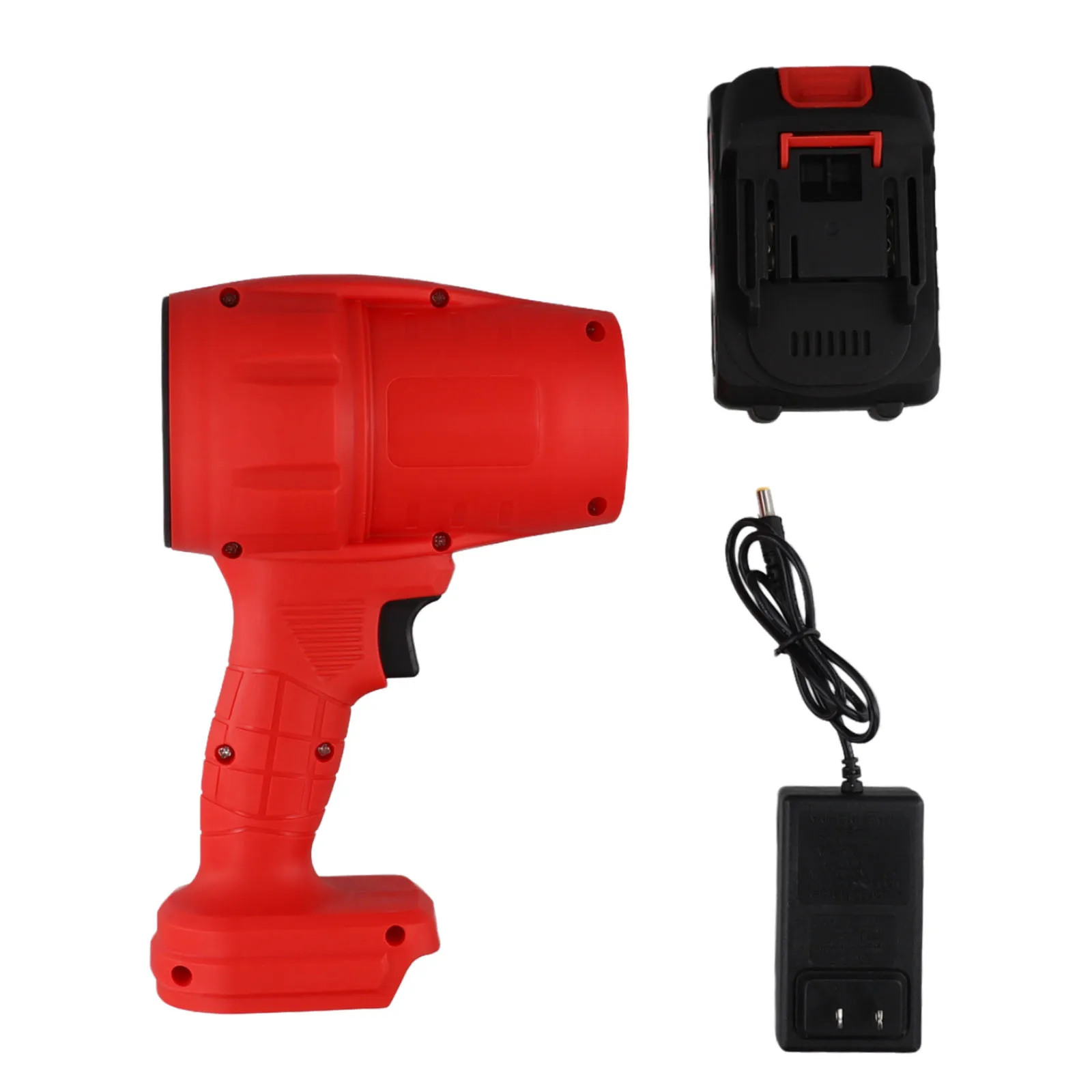 Camping Trip Cleaning Turbofan Blower Blue Lithium Battery Powered PVP Material Stepless Speed Control Lightweight Structure