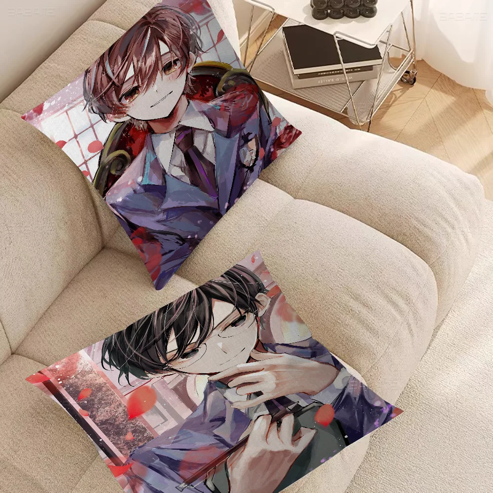 O-Ouran H-High School Host Club Pillow Cover Sofa Cushion Cover Home Room Decoration Children Gift