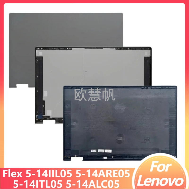 M LCD Back Cover for Lenovo Ideapad Flex 5-14IIL05 5-14ARE05 5-14ITL05 5-14ALC05 Rear Top Case Metal Plastic