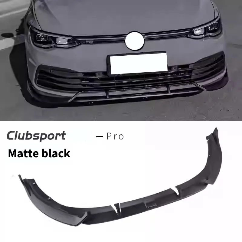 Voor Volkswagen Golf 8 MK8 GTI R-Lijn Pro 2021 2022 2023 Auto Voorste Lip Bumper Lip Splitter diffuser Spoiler Accessoires Body Kits