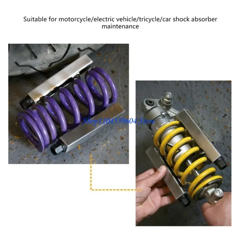 

12QM мотоциклетный инструмент для сжатия винтовой пружины, инструмент для сжатия пружин велосипеда для амортизации, обслуживание