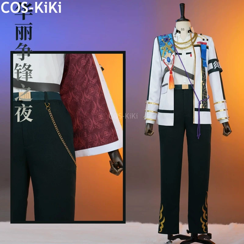 

COS-KiKi Ensemble Stars 2 Isara Mao/Kagehira Mika/Sakuma Ritsu/Fushimi Yuzuru Show Tour Game Suit Cosplay Costume Halloween