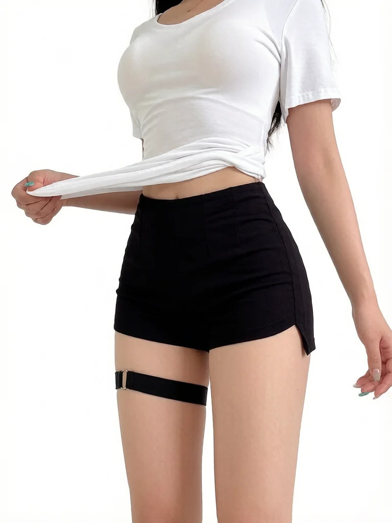 China Booty Shorts For Women Y2k Clothes High Waisted Pantalones Cortos De Mujer Solid Short Pants Sexy Girl Roupas Femininas