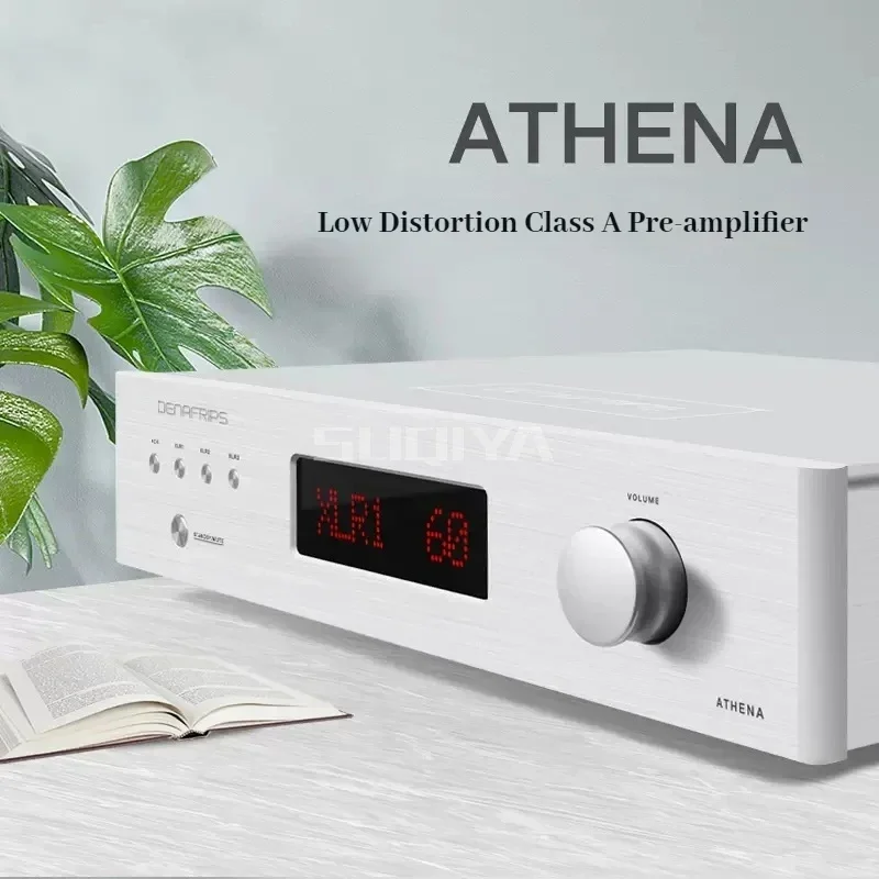 SUQIYA-ATHENA12th preamplifier 4-Way XRL 1-Way RCA input 2-Way XRL เอาต์พุต1RCA อิมพีแดนซ์12.2kΩ เอาต์พุต200