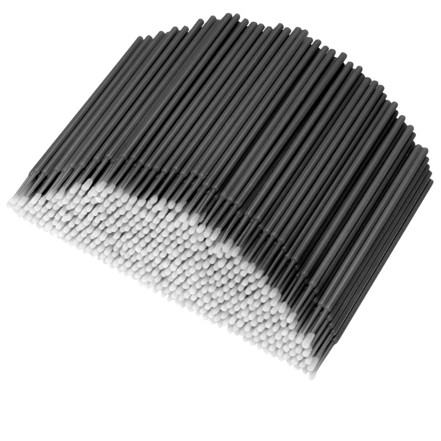 500/1000個入り カラフルビューティーメイク落としツール 卸売業者 まつげクリーニングブラシ 高品質クリスタルブラシ まつげマイクロブラシ