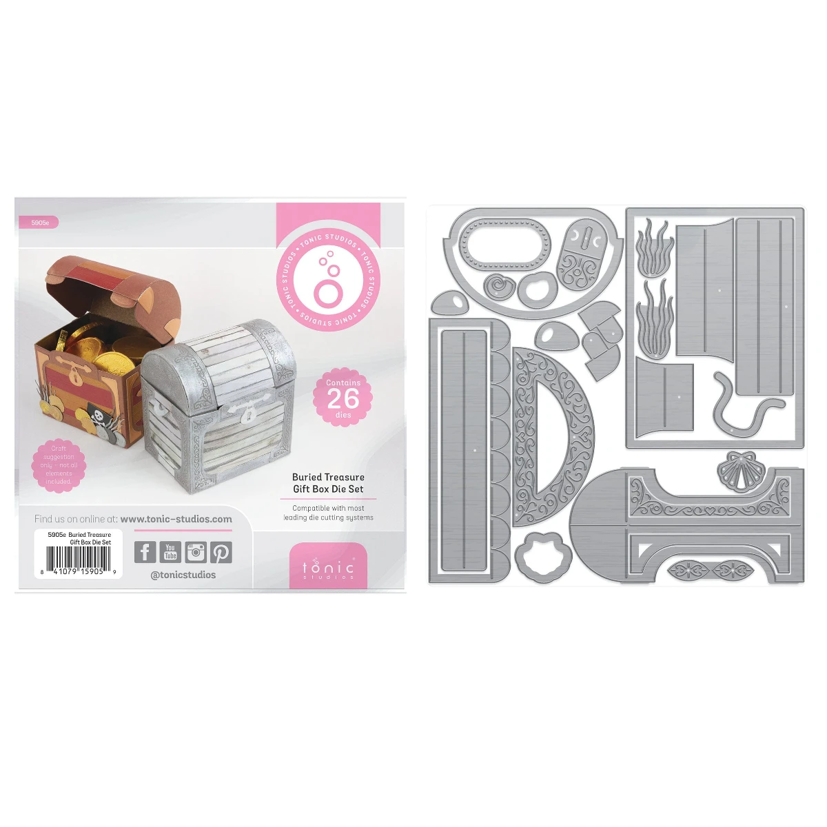 

Buried Treasure Metal Cutting Dies for DIY Scrapbook Craft Handmade Photo Album Decoration Gift Box Collection 2025September New