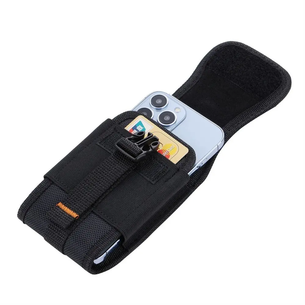 

Double Phone Pouch Cover Oxford Cloth Belt Waist Bag Black Men Phone Bag Phone Waist Bag Men Phone Wallet Phone Wallet Case