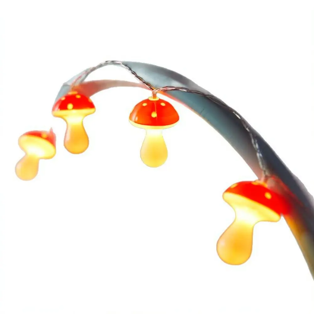 Waterproof Mushroom LED Fairy Light For Backyard Balcony Outdoor Garden Party Festival Wedding Interior Mood Lighting