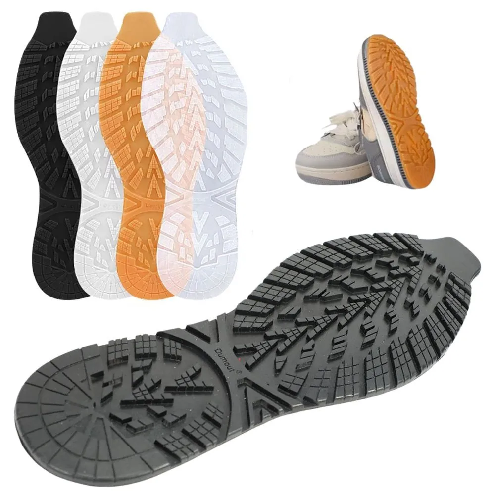 1 Pair Rubber Full Shoe Soles Non-Slip Wear-resistant Outsoles Insoles For Men Women Replaceable Sole Stickers Repair Sole Pads