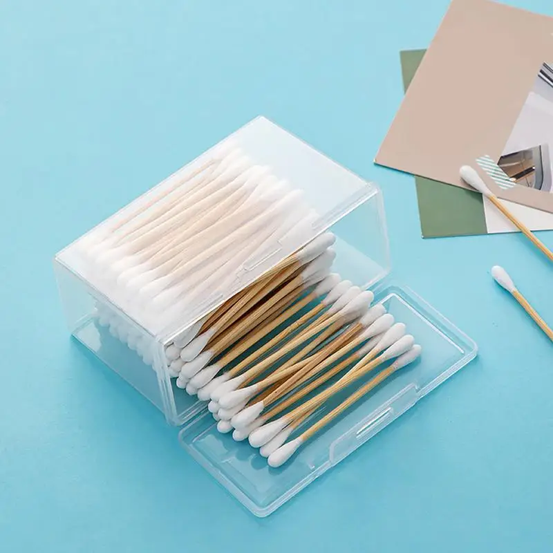 

Clear Jewelry Storage Box medicine Tablets cotton swab stick Storage Containers For earring necklace hairpin Ornaments Organizer