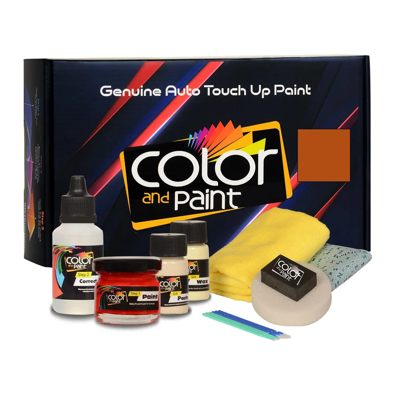 Color and Paint compatible with Infiniti Automotive Touch Up Paint - ENERGY ORANGE PEARL - EBF - Basic Care