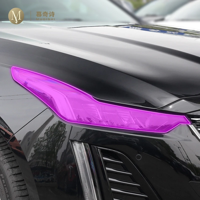 

For Cadillac CT5 2020-2023 Car Exterior Film TPU PPF Headlamps Protective film Anti scratch Repair membrane Smoked headlight